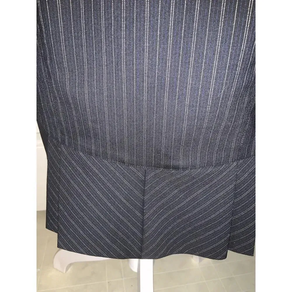 Club Monaco Skirt new pinstriped classic silk lined formal pencil business fall - Image 6