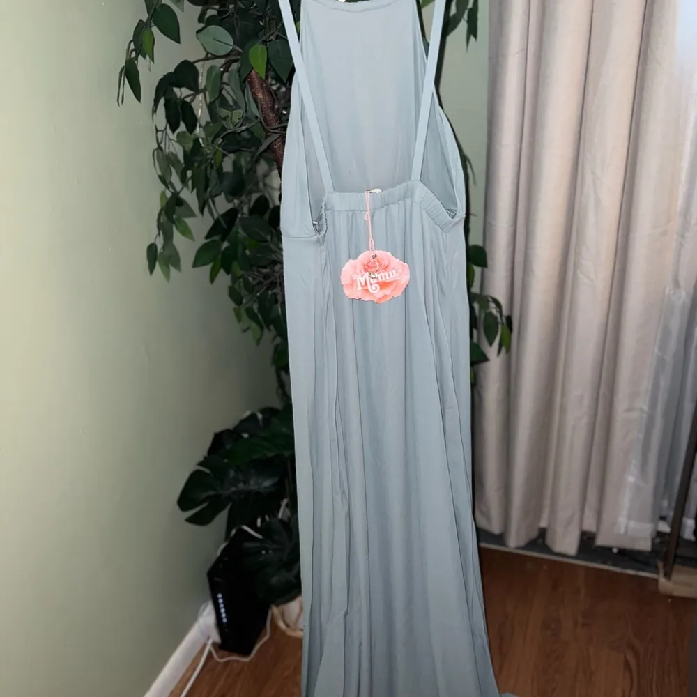 Amanda Maxi Dress NWT Size Medium in Silver Sage Crisp - Image 8