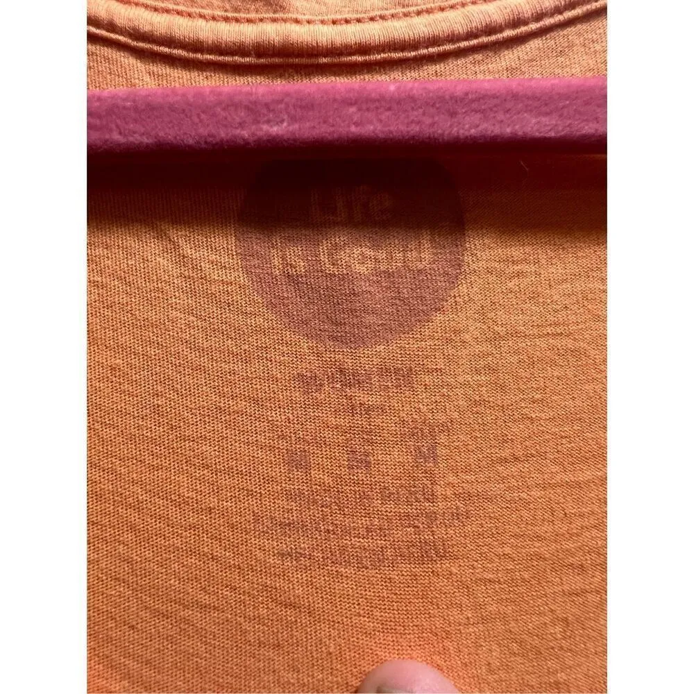 Life Is Good Love This Day Orange T-Shirt Woman’s Size Medium - Image 5