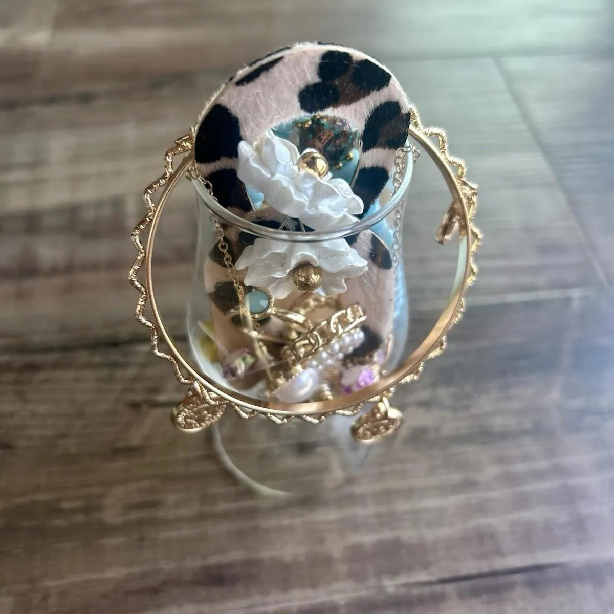 Mystery Jewelry Jar! Whimsical, Gold Tones, Colorful Flair! All Wearable! - Image 6