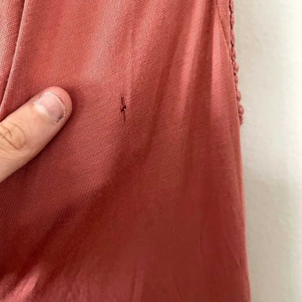 H&M pink lace sleeveless maxi dress semi formal summer dress comfortable - Image 5