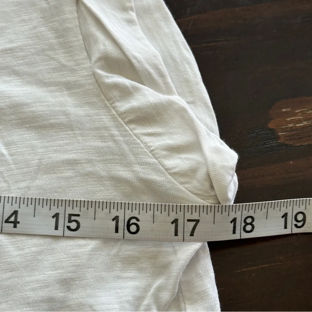 Veronica Beard Dree Muscle Tee White Sleeveless Top S - Image 10