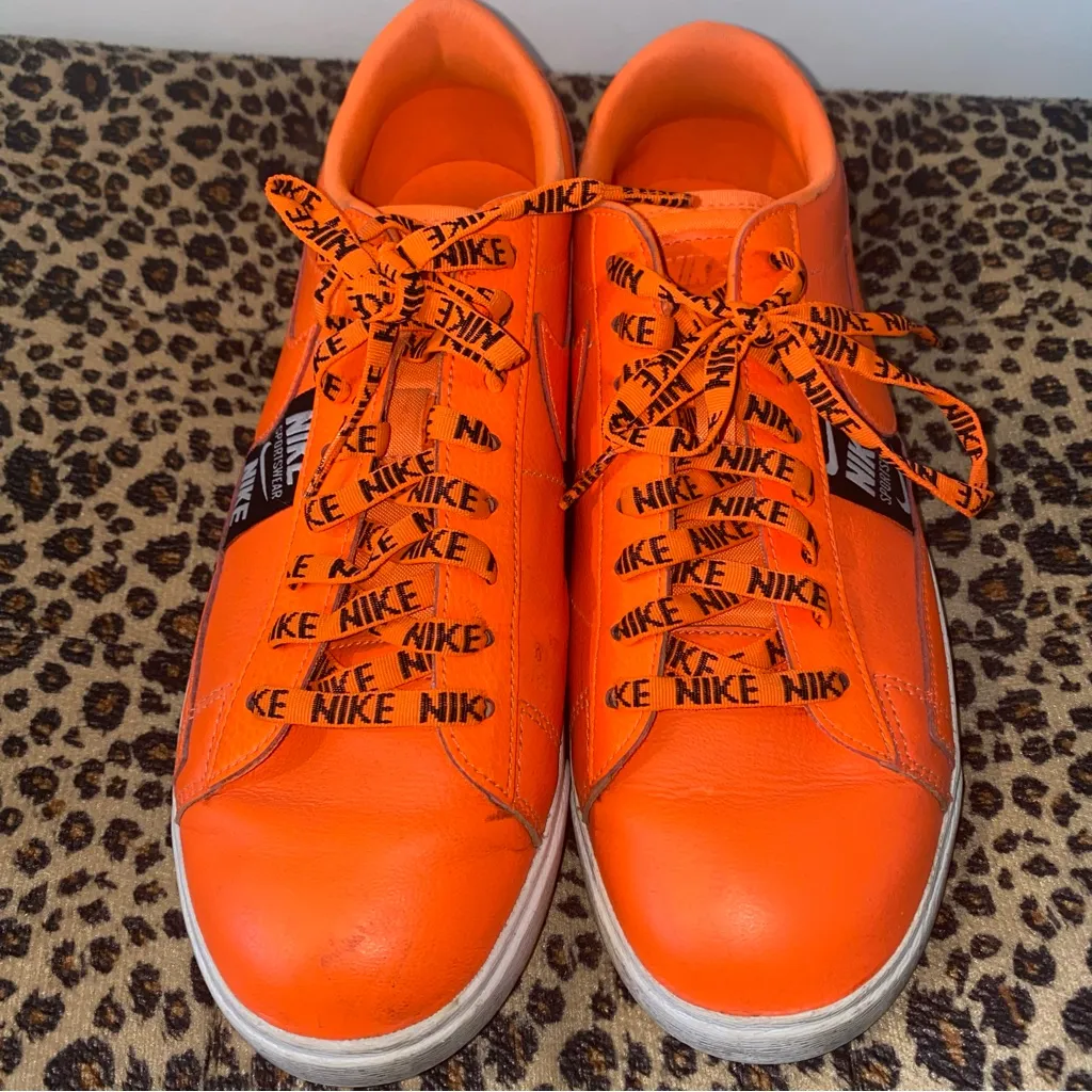 Nike orange & black nike sneakers trainers - Image 6