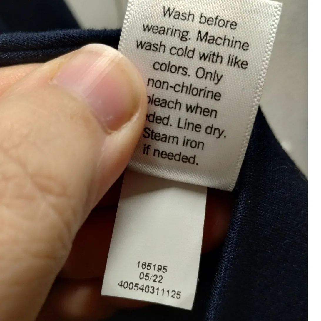 Croft & Barrow Women's Size PXXL Navy Blue Soft Stretch Blazer Jacket Petite XXL - Image 5