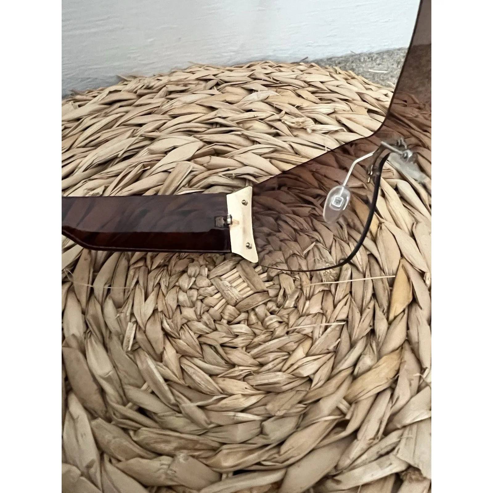 Unbranded Purple Pink Ombre Wraparound Rimless Shield Mask Sunglasses Stars - Image 9