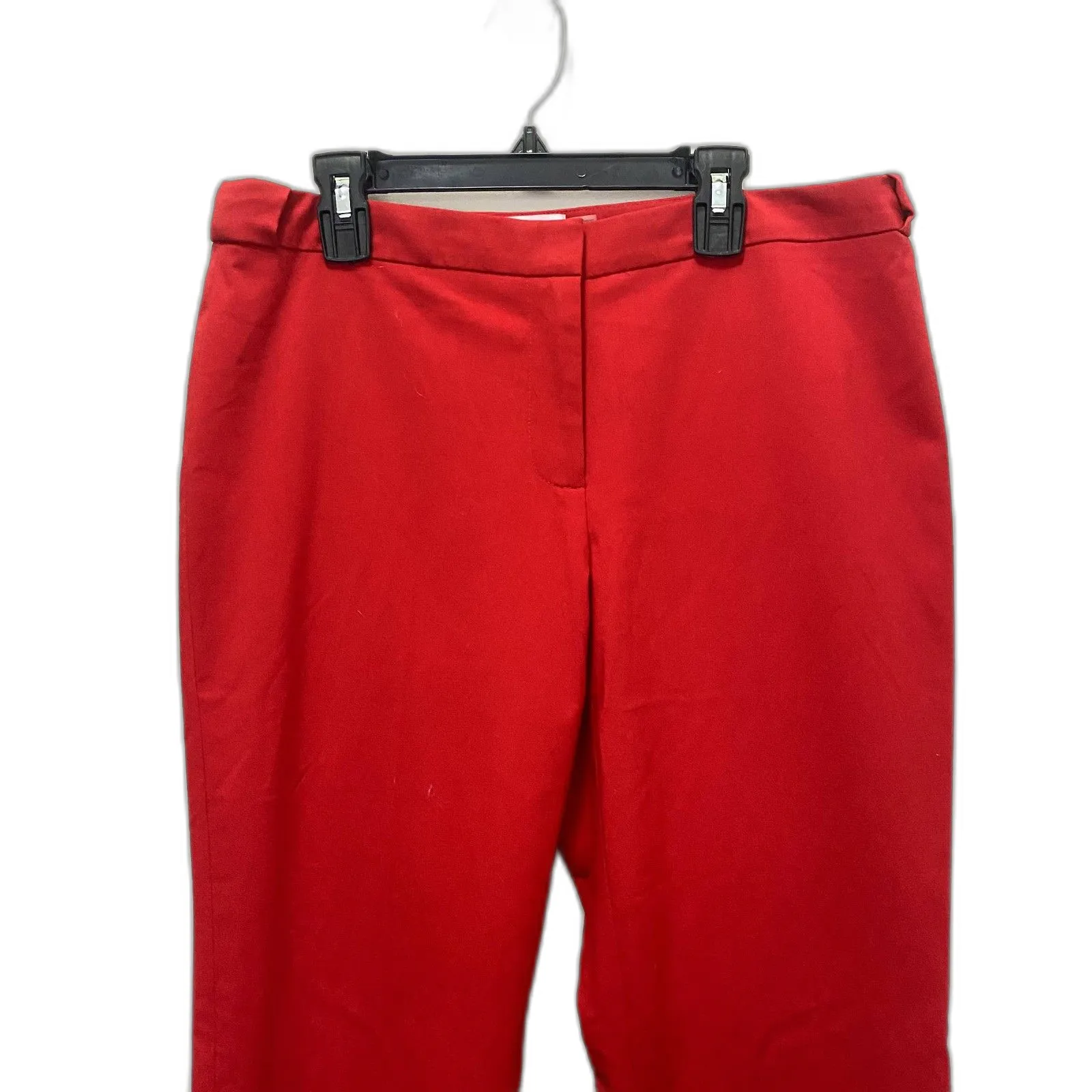 Calvin Klein Highline Ankle Trouser Pants Classic Cherry Red‎ Nautical Size 6 - Image 3