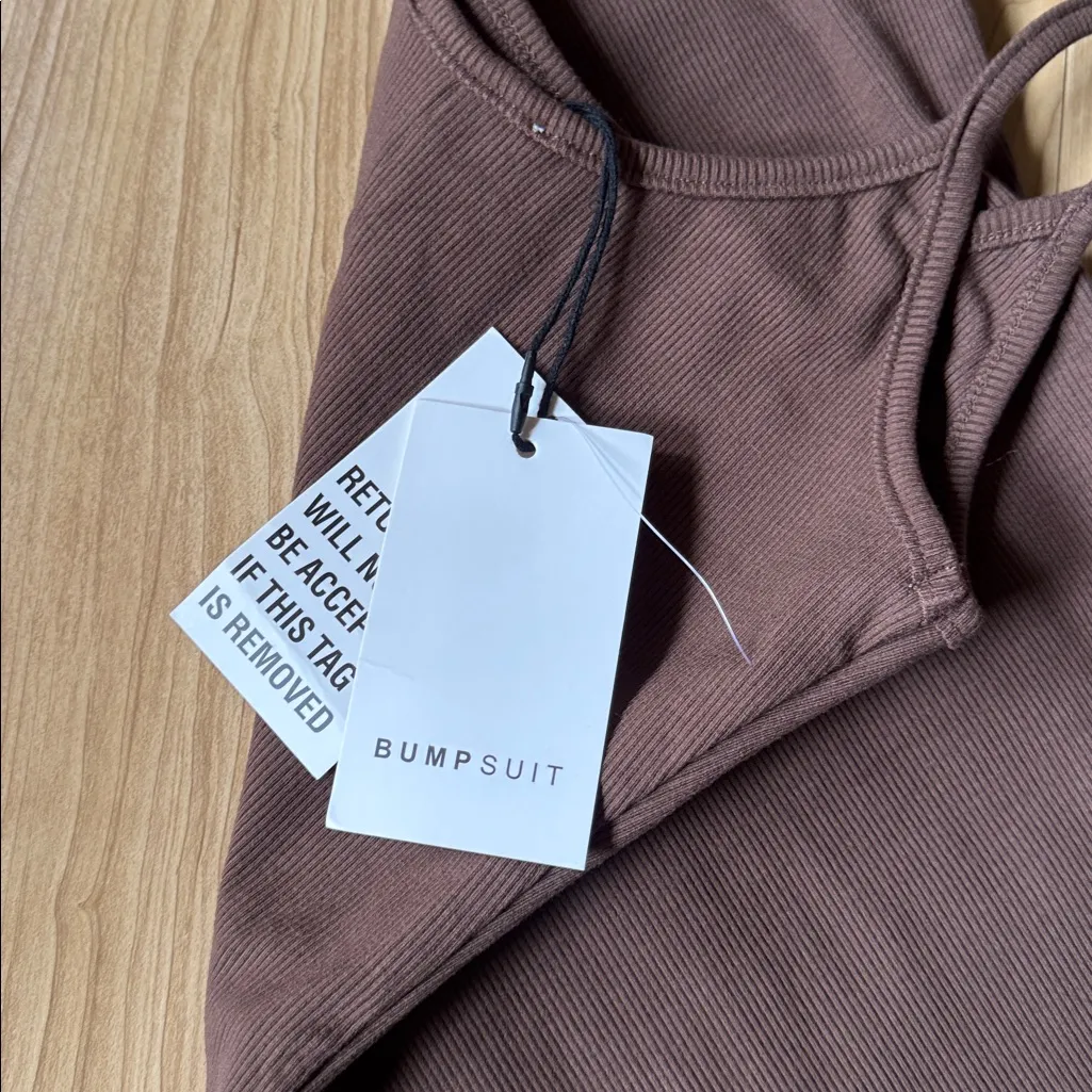 BUMPSUIT Brown Maxi Dress Size undefined - Image 2