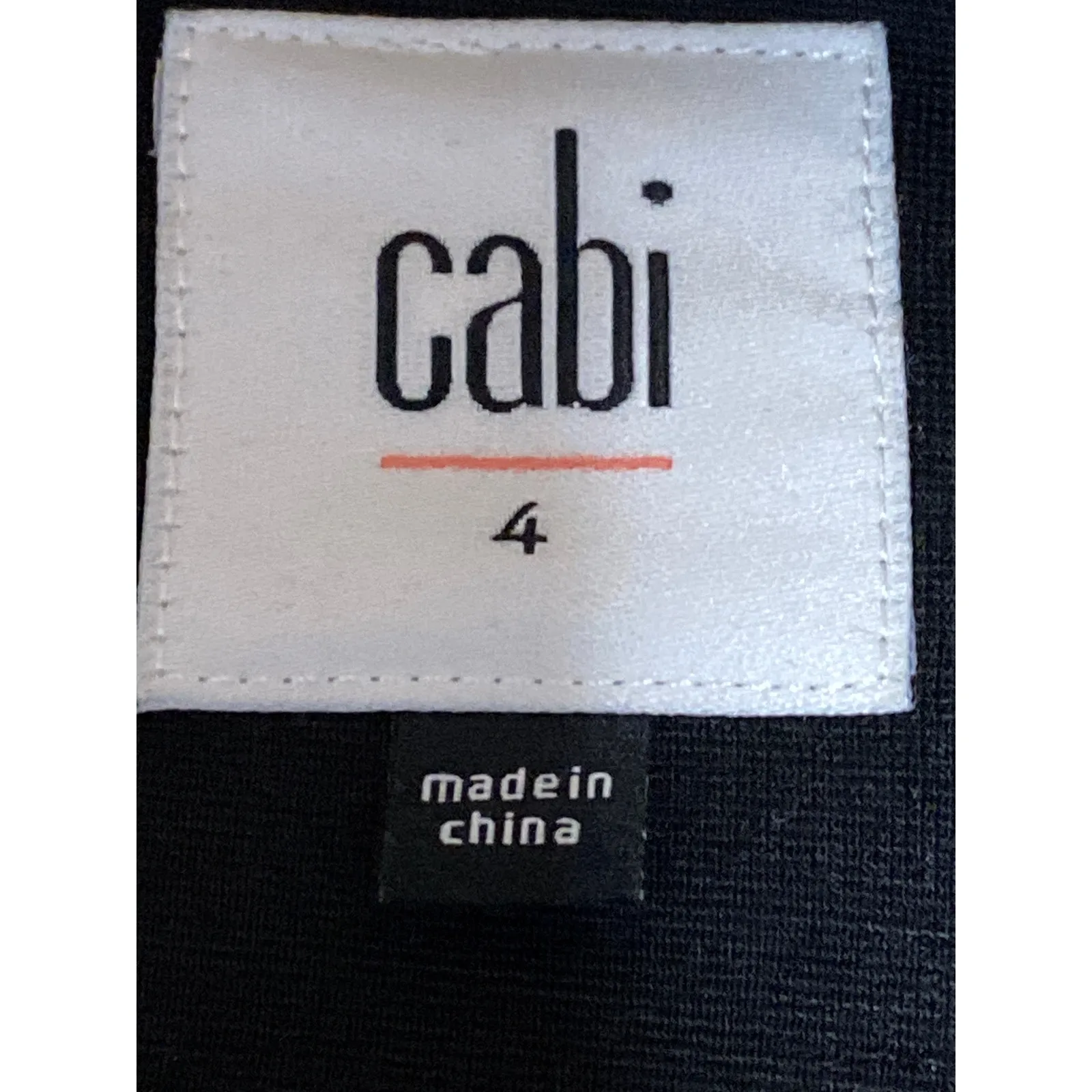 Cabi Women's Black Ponte Knit Collar Long Sleeve Peplum Blazer Coat Jacket Sz 4 - Image 3