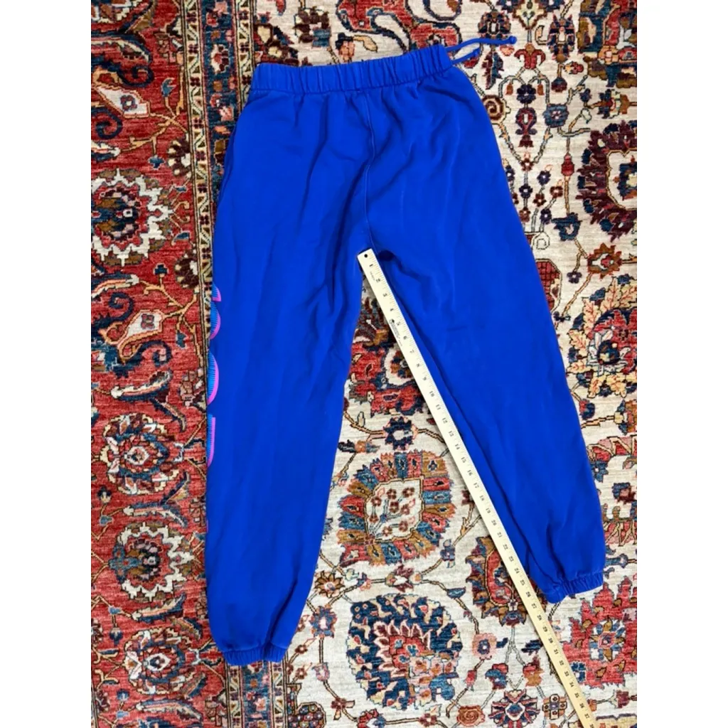 SOUL Single Stitch Sweatpants Blue Joggers Graphic Logo Men/Women S USA Cotton - Image 8