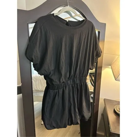 NEW Black Shorts Cotton Blend Romper M Size M - Image 2