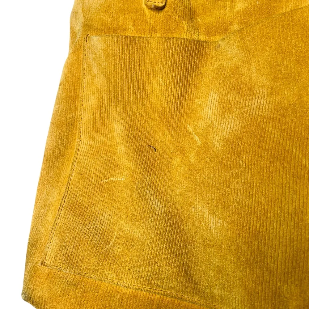 Madewell The Medium Transport Tote Corduroy Suede Edition Boutique Gold - Image 3