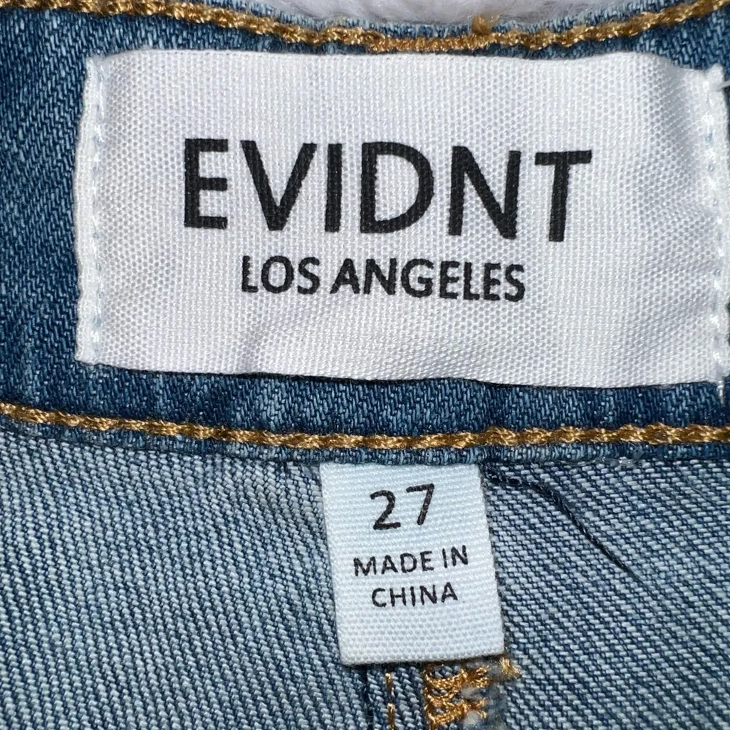NWT EVIDNT Los‎ Angeles Verona Skinny Ankle Denim Women’s Size 27 Blue - Image 3