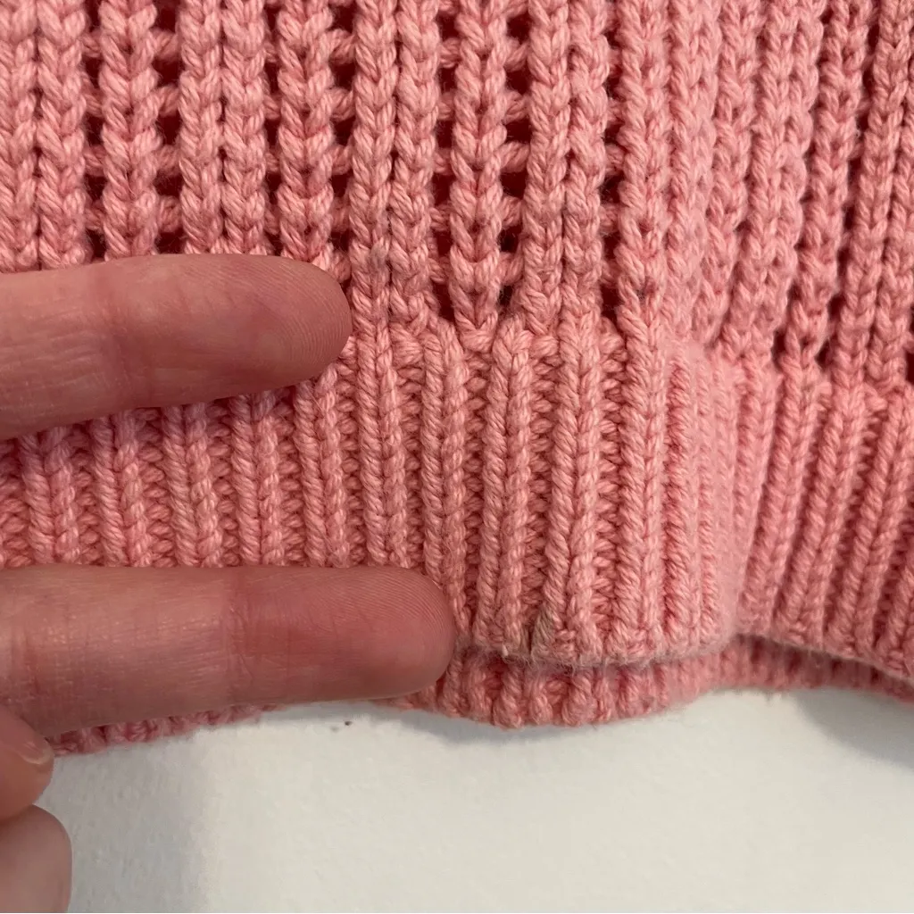 LEVI'S LEVIS Baby Blue Sweater Vest PINK COLOR Sleeveless Cotton Crop Top Tank - Image 10