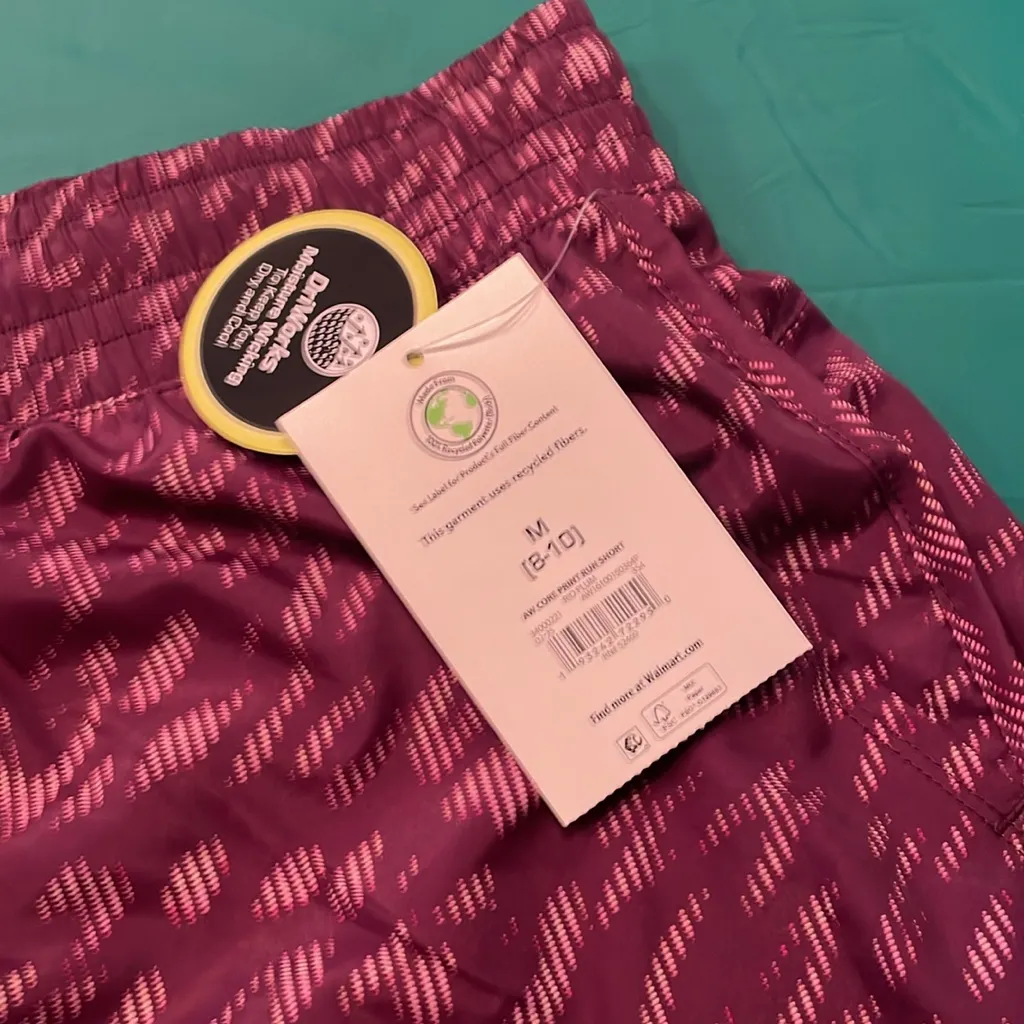 New: Athletic Works Women's Core Running Shorts- medium/maroon-wine color - Image 3