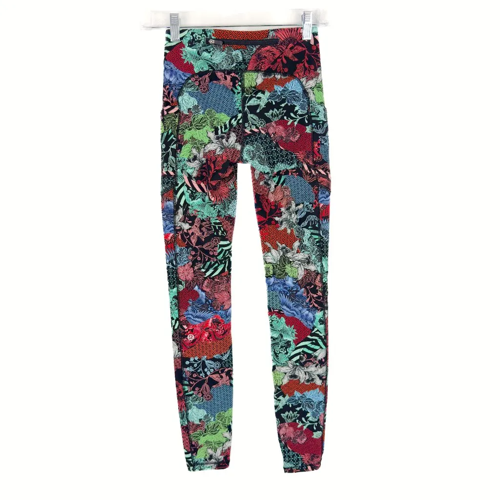 Lululemon Speed Up Tight *Full-On Luxtreme 28" Zen Clash Multi Floral Size 2 EUC - Image 8