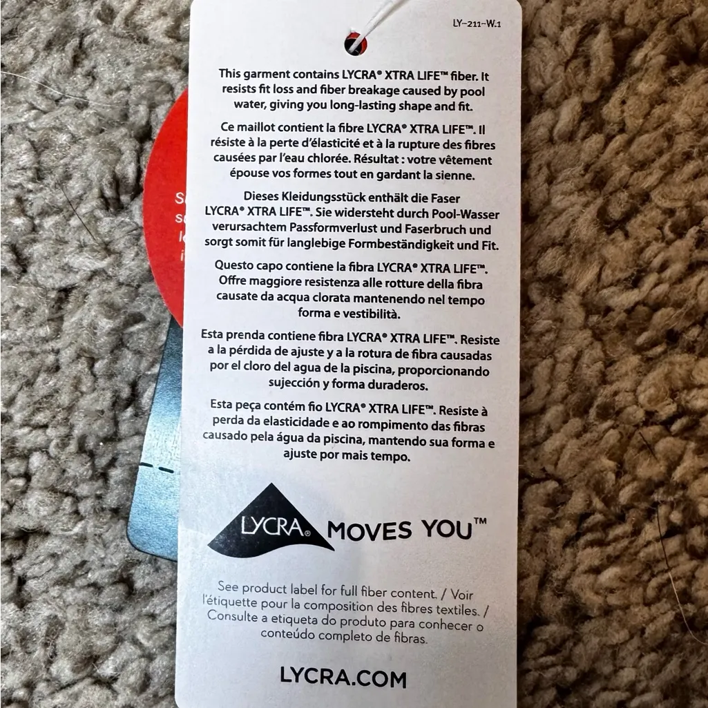 L.L.Bean SunSmart Skirted Swim Bottom UPF 50+ Cobalt Blue Size 6 Resort Beach - Image 8