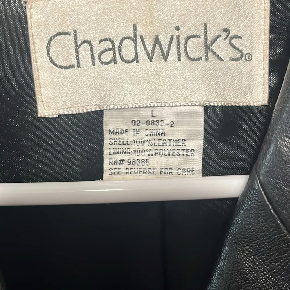 Chadwick's VTG 100% Leather jacket - Image 5