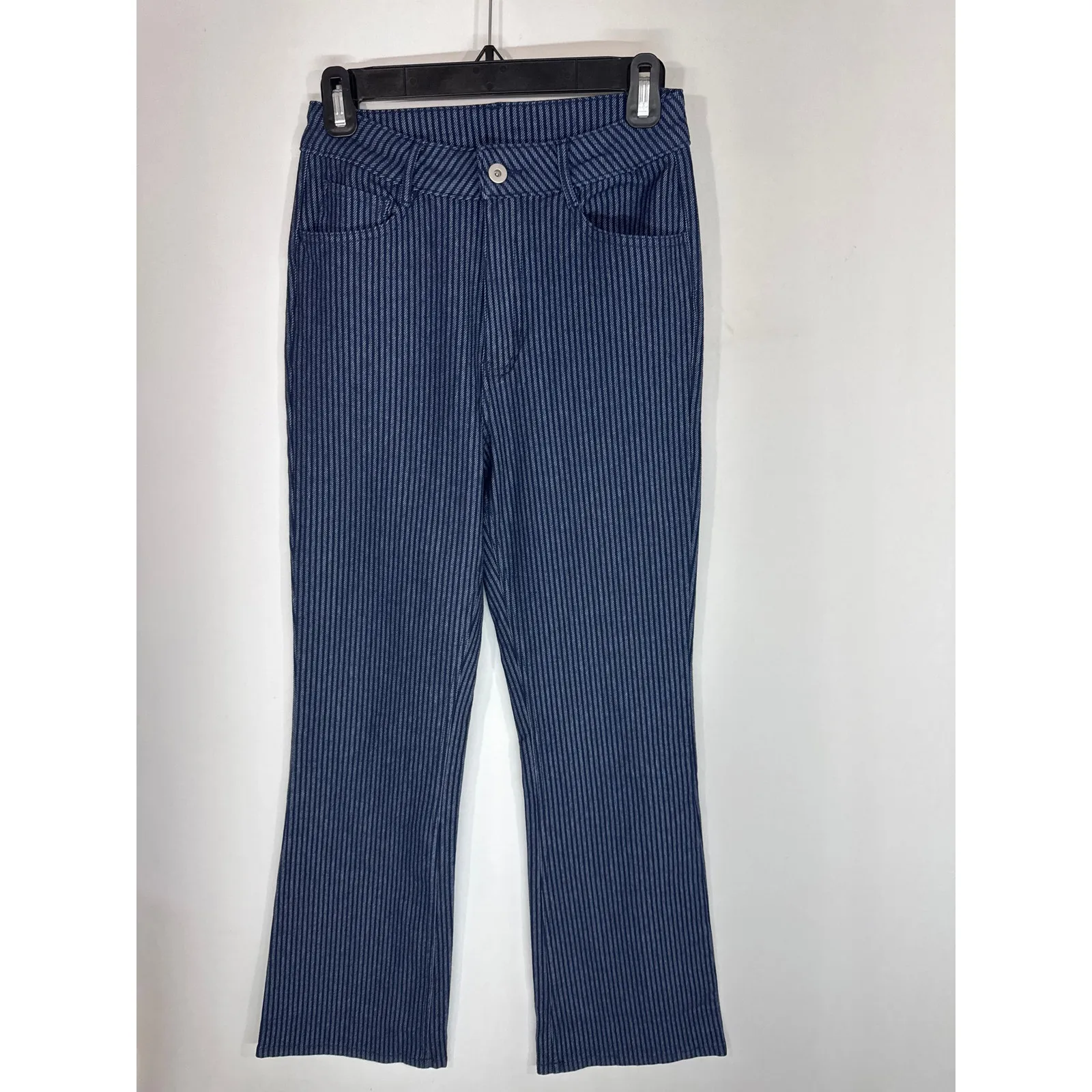 Halara Flex High Waisted Striped Stretchy Baggy Wide Leg Jeans Women's XS‎ NWT - Image 3