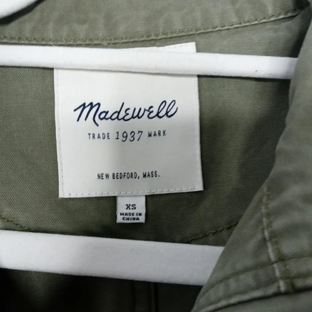 Madewell fleet jacket in army green size XS - Image 5