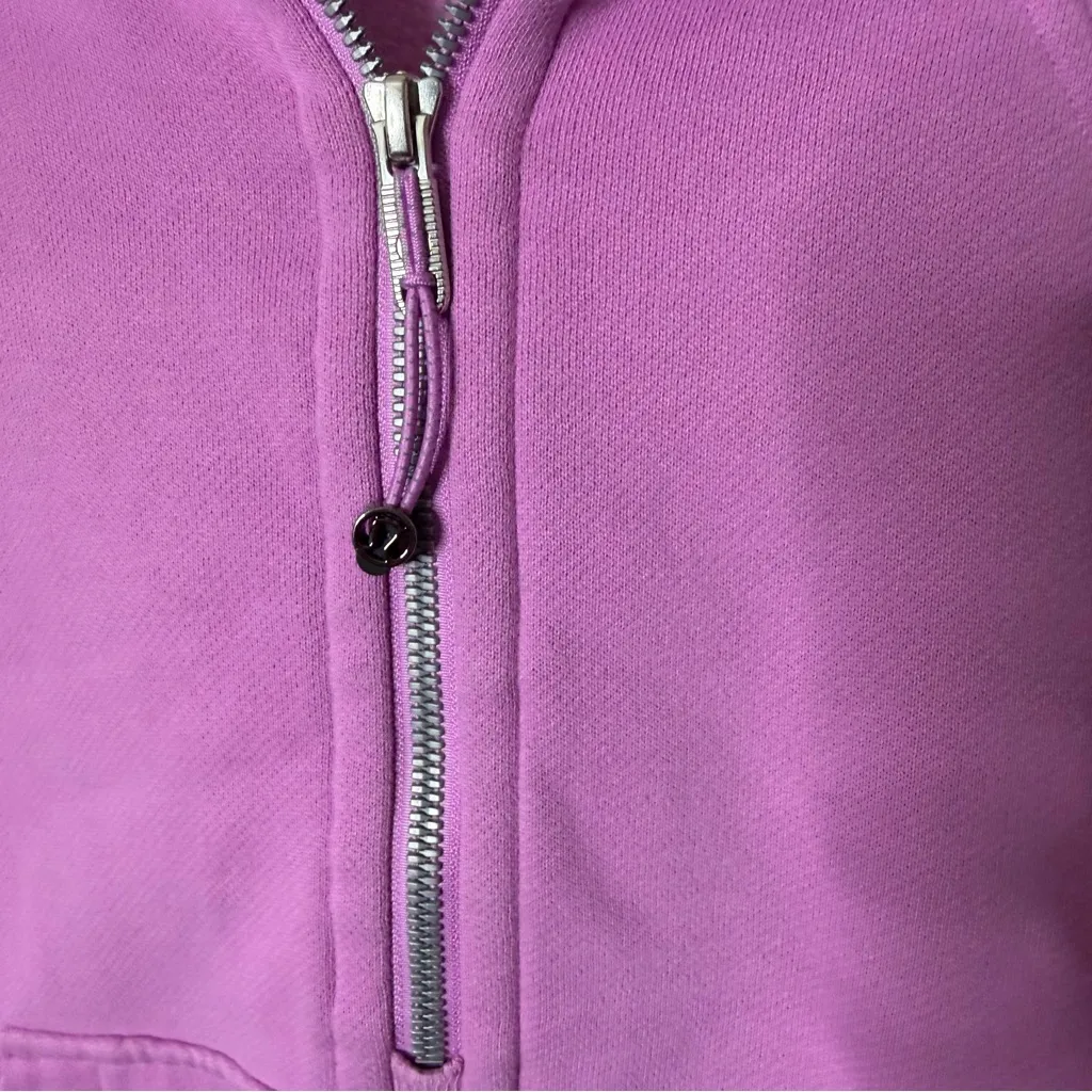 Lululemon Scuba Oversized Half Zip Hoodie Dahlia Mauve Womens Size XS / S - Image 7