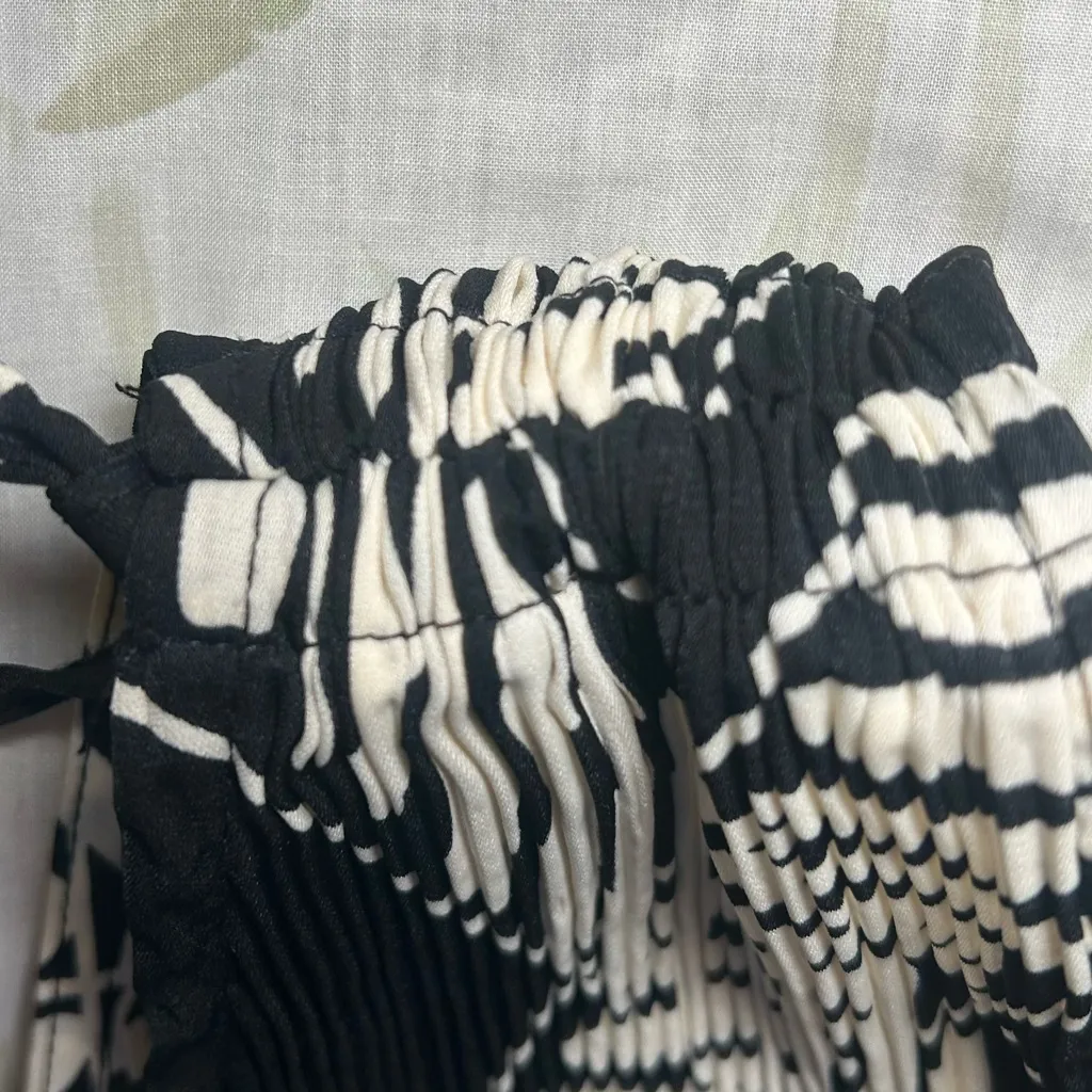 Anthropologie Kindred Black and White Patterned Women's Maxi Dress, XL - Image 3