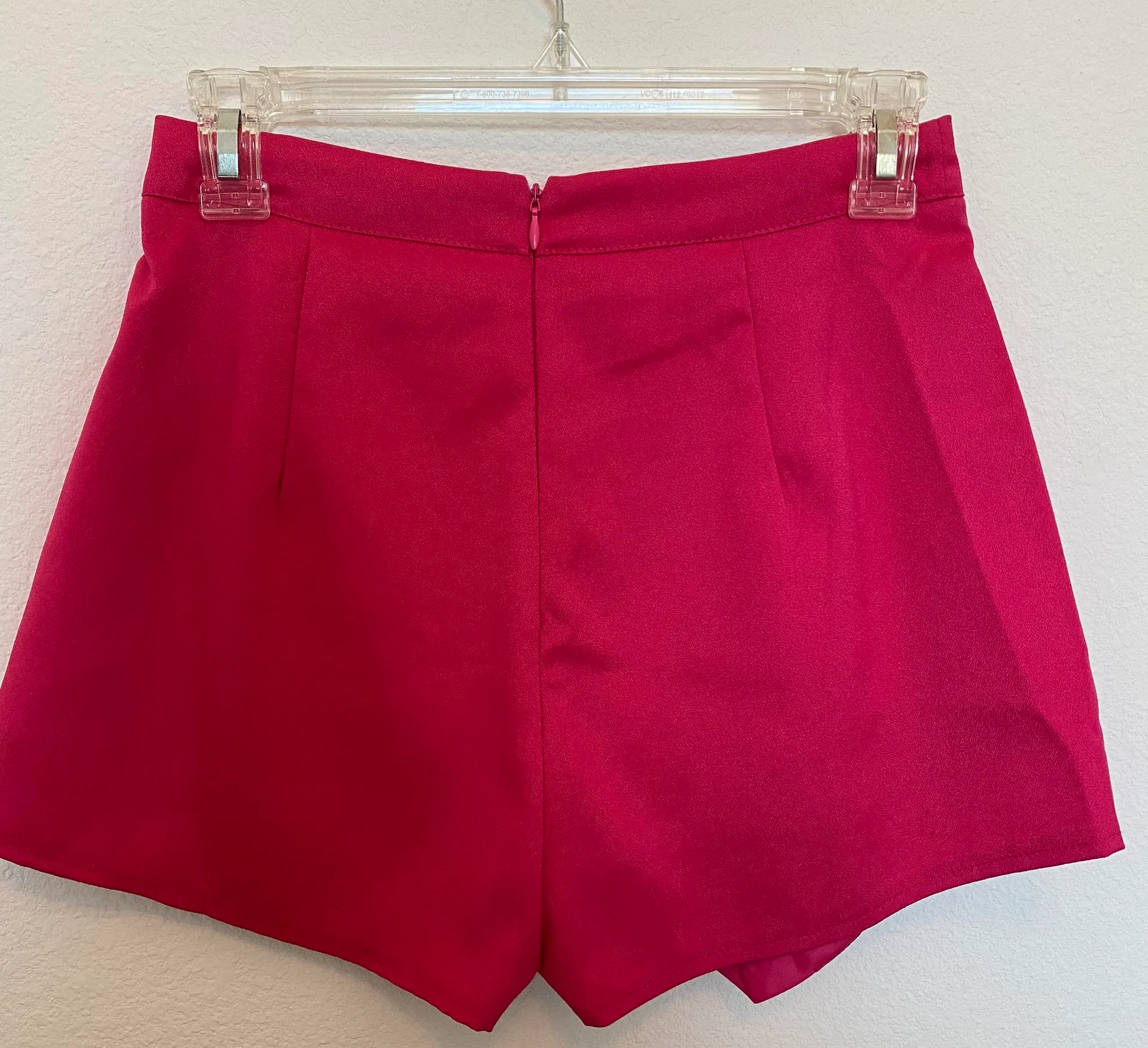 Missguided Hot Pink Envelope Skort - Image 3