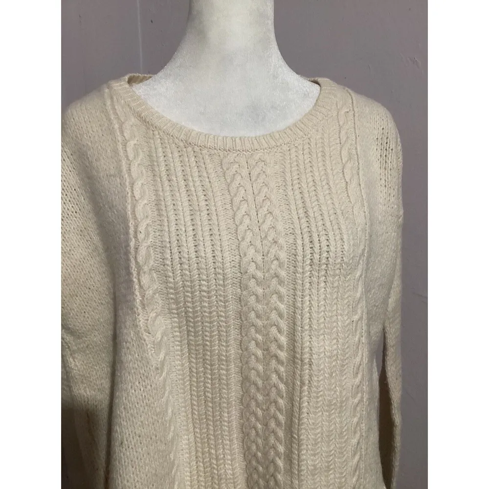 Alice + Olivia  Ribbed Knit Wool Pullover Sweater Size XS - Image 3