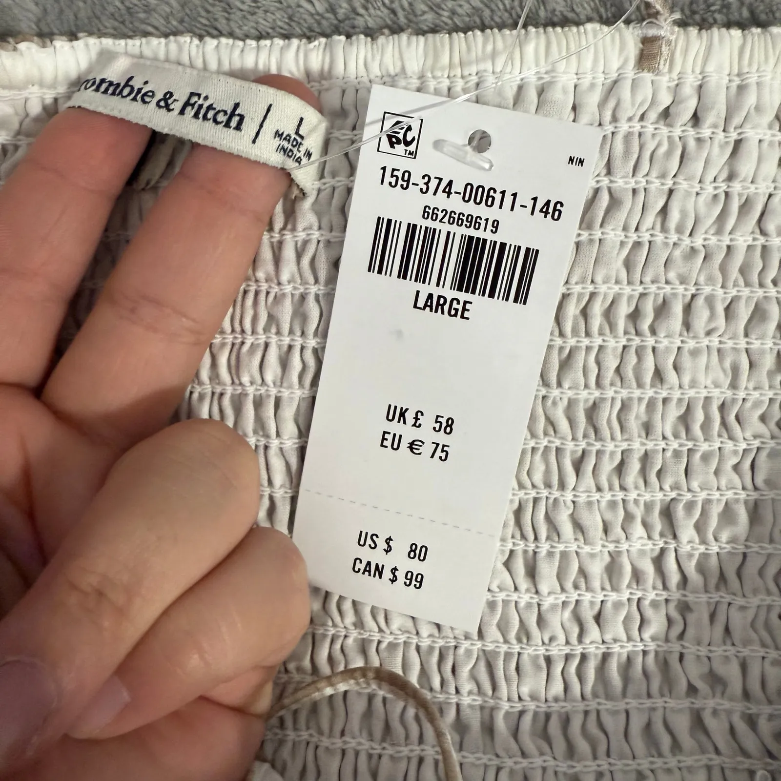 The A&F Emerson Tie-Strap Mini Dress, Large - Image 7