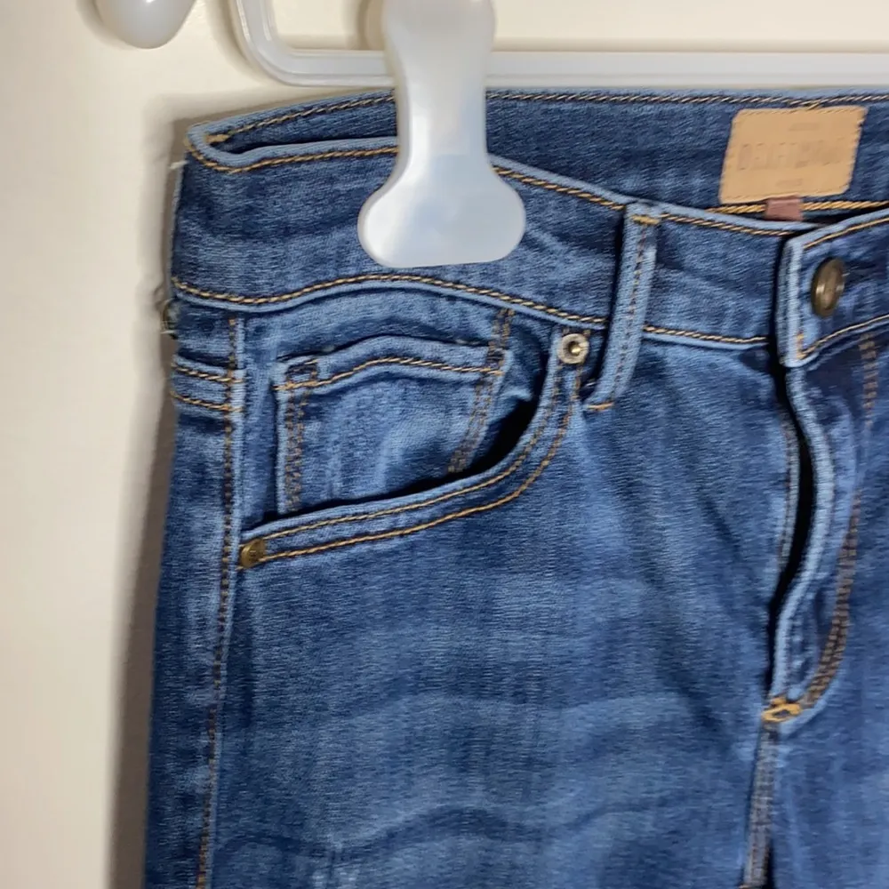 Driftwood Jackie Rome skinny floral embroidered distressed jeans size 25 - Image 6