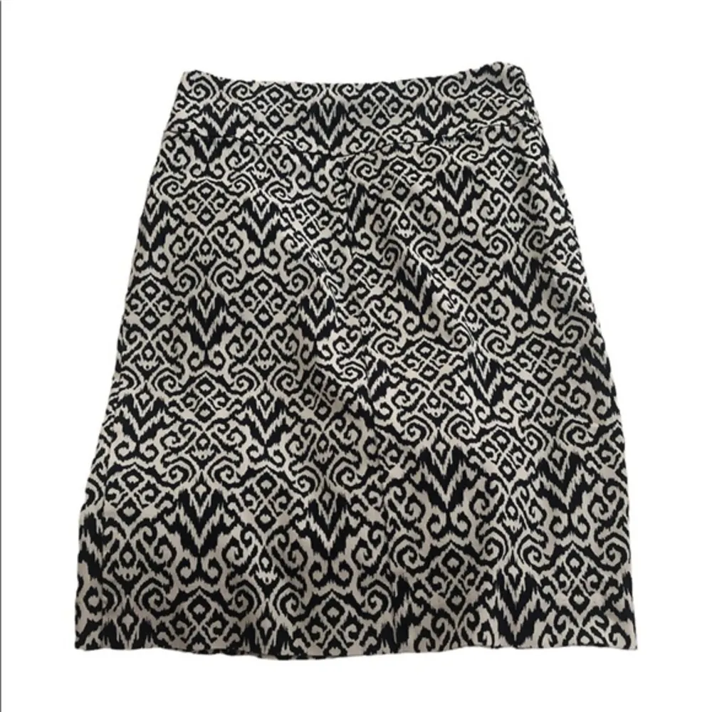 MARGARET M STITCH FIX STRETCHY PULLON BLACK WHITE PRINT PULLON PENCIL SKIRT XS - Image 3