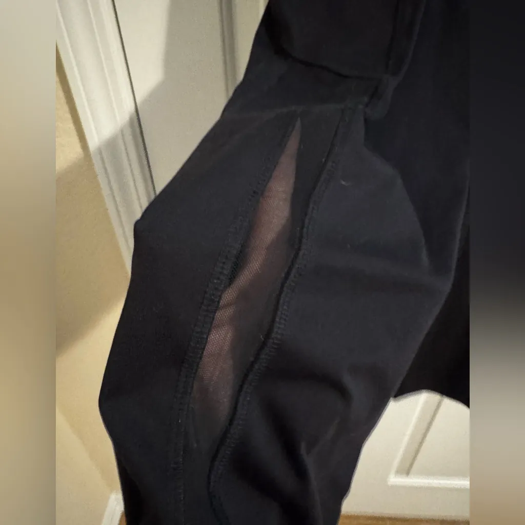 Livi Plus Lane Bryant High Rise Wicking Capri Legging Pockets Black 22/24 3X - Image 7