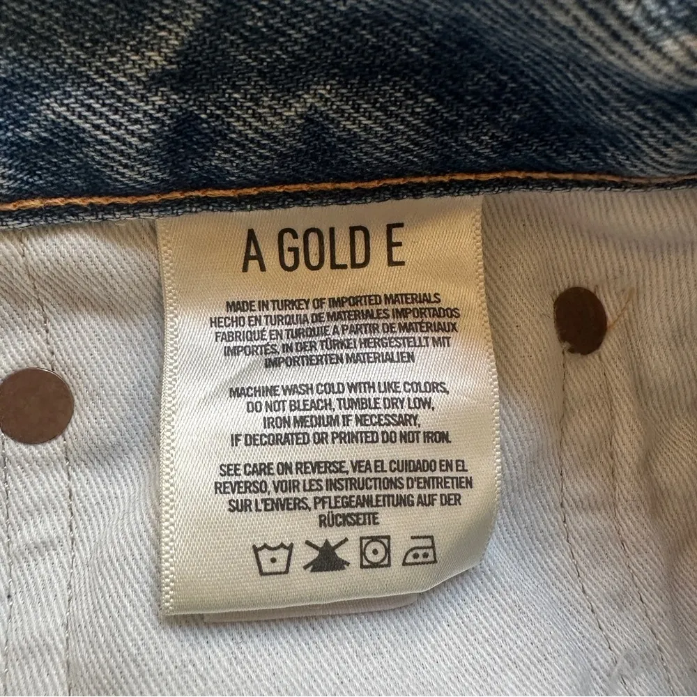 Parker Vintage Cut Off Jean Shorts in Swapmeet Denim Size 27 A026-811 - Image 9