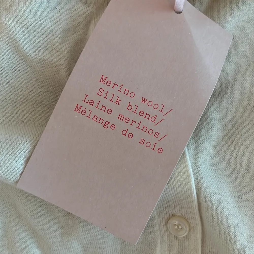 NWT Simone Rocha x H&M Wool/ Silk Blend Cardigan with faux pearl Size XS - Image 5