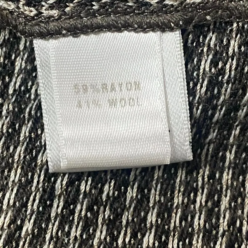 St. John Women's Cowl Neck Houndstooth Print Cowl Neck Dress ¾ Sleeve size 6 - Image 12