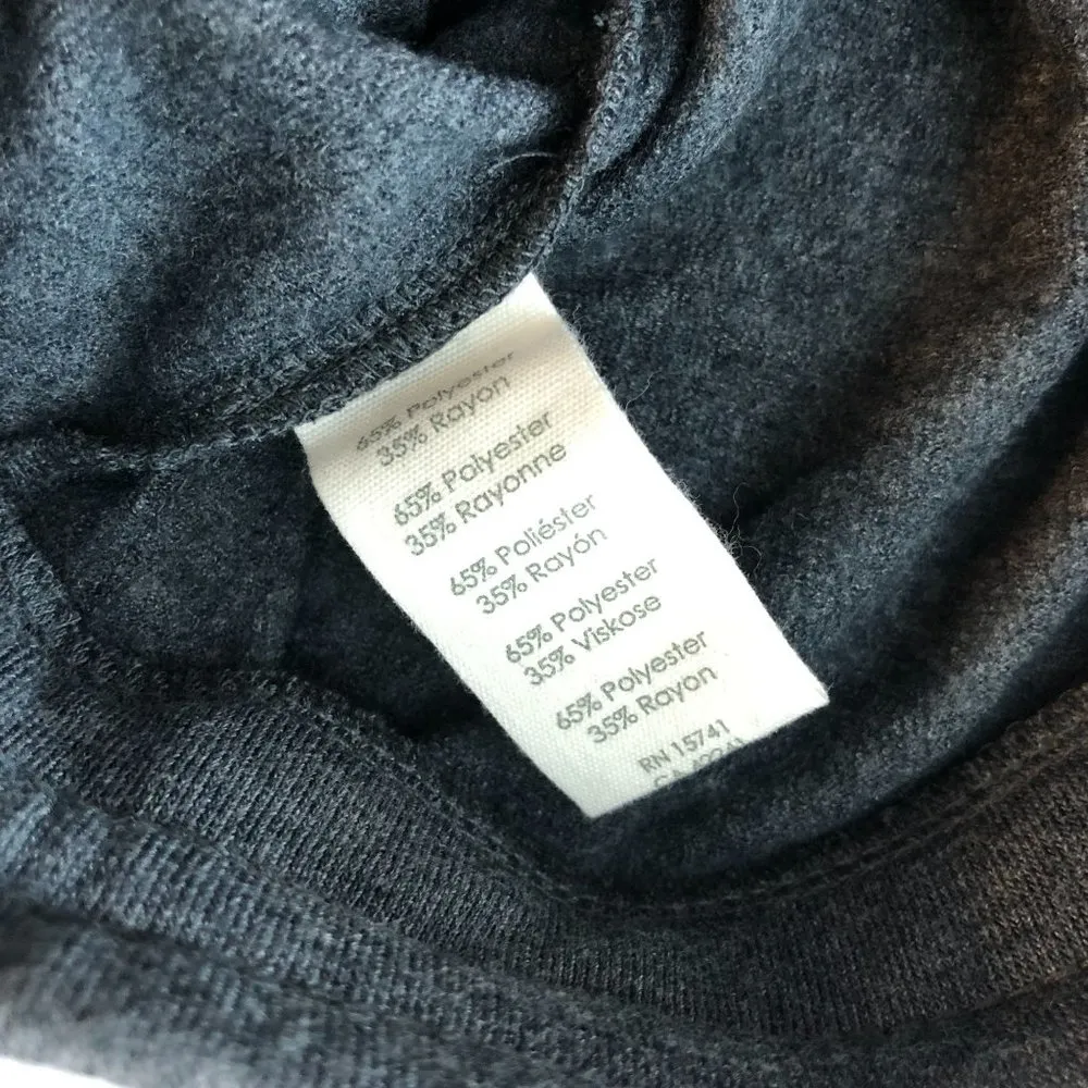 PJ Salvage Womens Pajama Jogger Pants Soft Lounge Side Stripe Gray M - Image 3