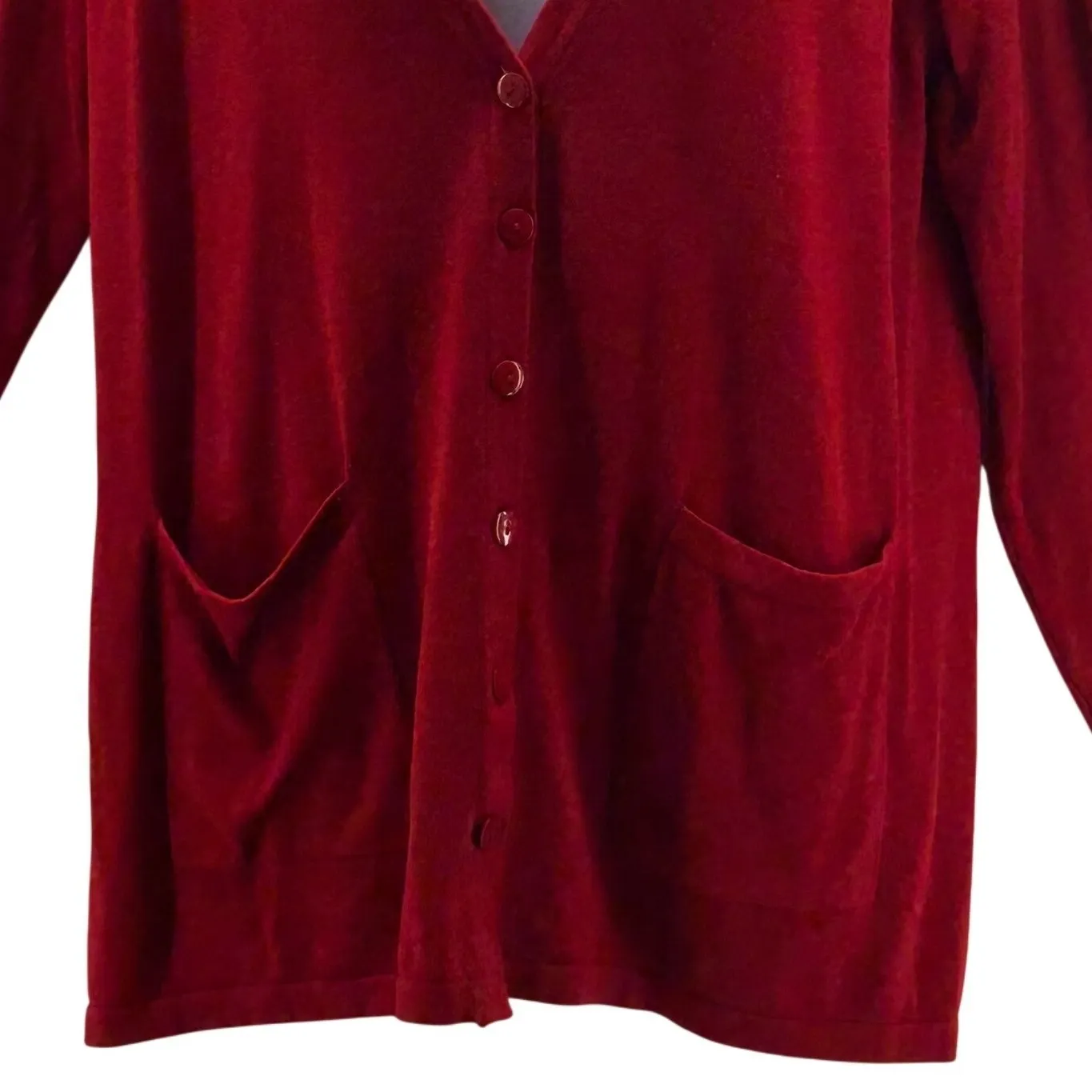 Ulla Popken Cardigan Sweater Red 16 Or 18 - Image 6