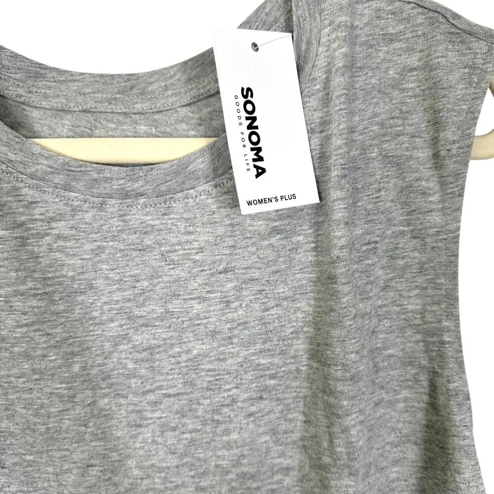 Sonoma Gray Tank Top Size 2X - Image 3