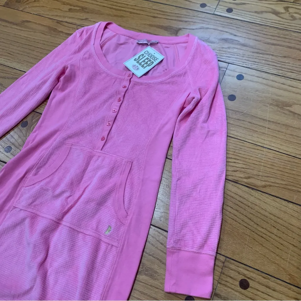 Juicy Couture Pam Gela It Girl Sleepshirt Nightgown Pink Women's Medium - Image 3