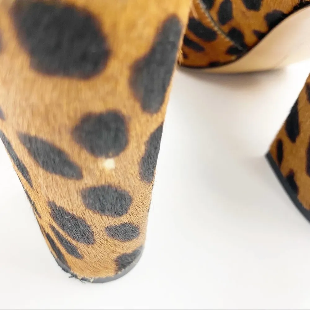 VINCE CAMUTO Cow Fur Talise 2 Animal Print Block Heels, Size 6 - Image 10