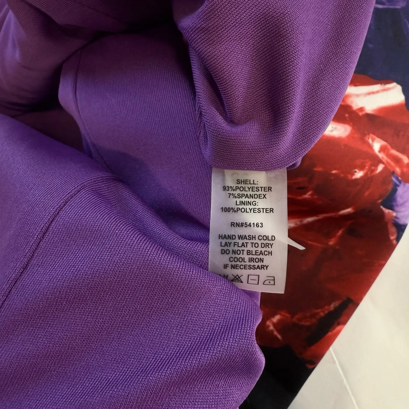 NWT Calvin Klein Purple Red Floral Sleeveless  Pleated Scuba Flare Dress‎ Size 8 - Image 11