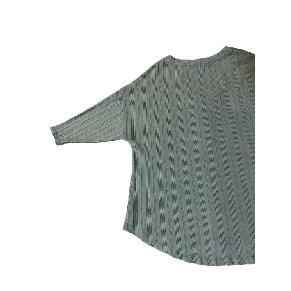 Natural Reflections Cardigan Womens XL Used Green Textured - Image 13