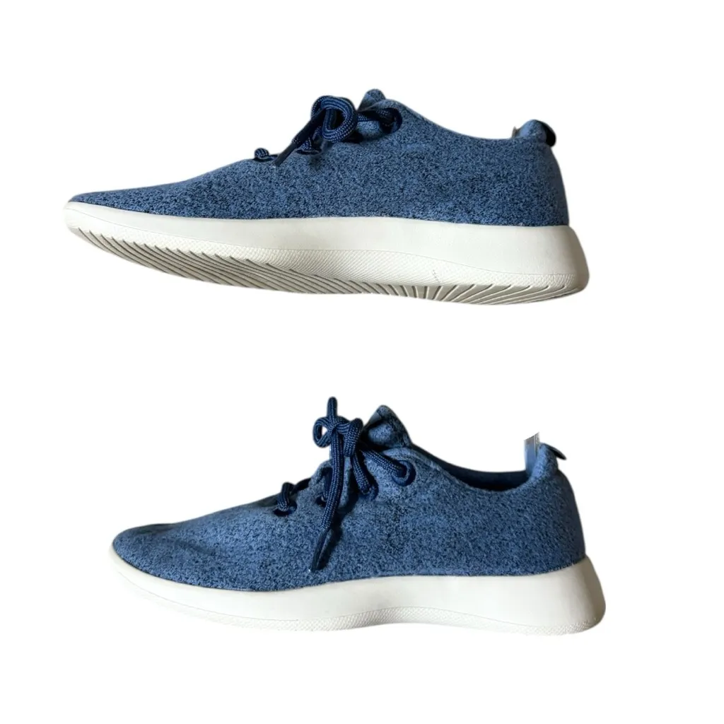 Allbirds Washable Wool Runners Womens Size 8 Blue Low Top Laced - Image 7