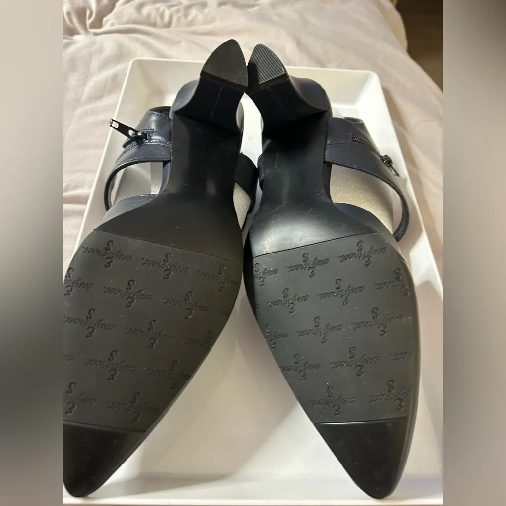 NEW Navy Blue Easy Street Venue Dress Shoe 11WW - Image 6