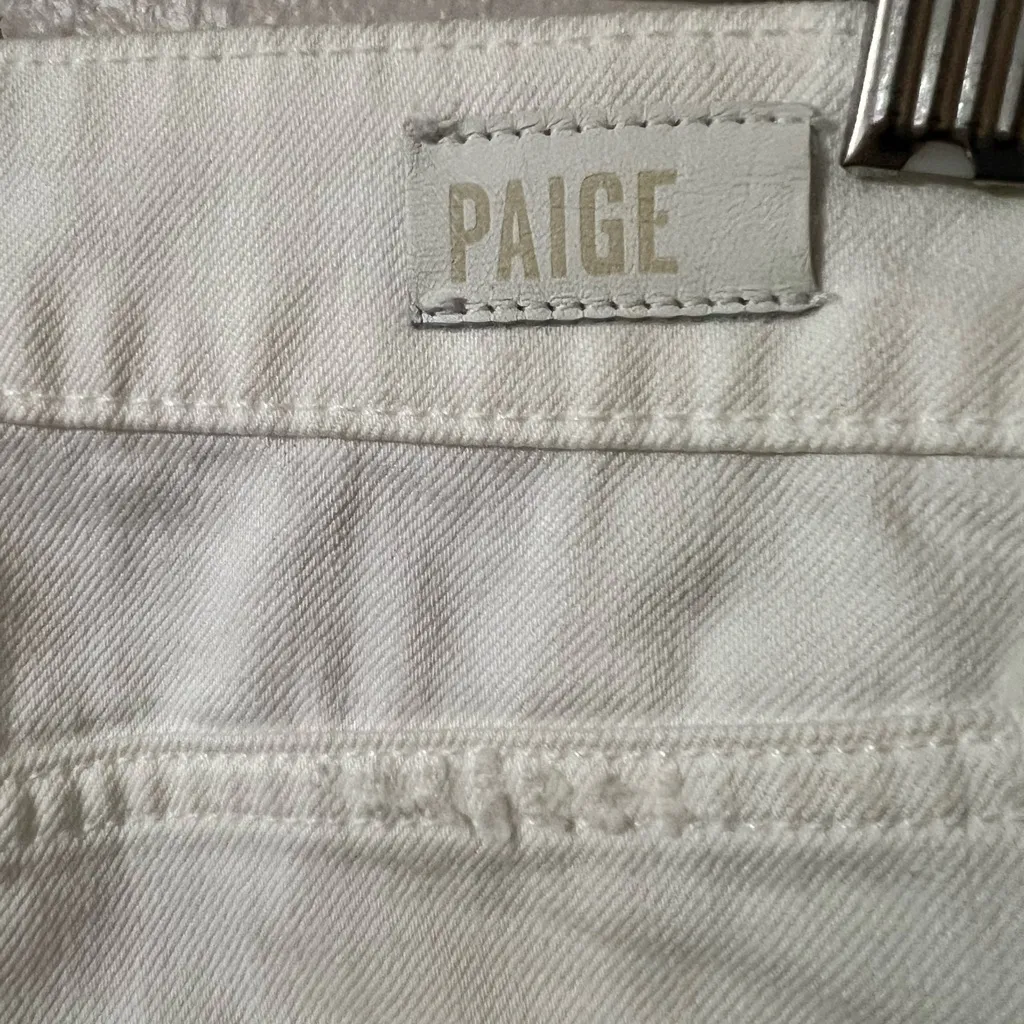 NWOT Paige Aideen Denim Mini Skirt Size 24 - Image 7