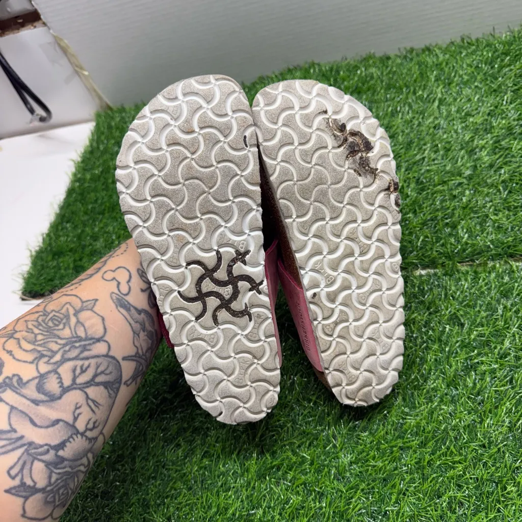 Birkenstock Gizeh Big Buckle Fuchsia Tulip Nubuck sandals - Image 6