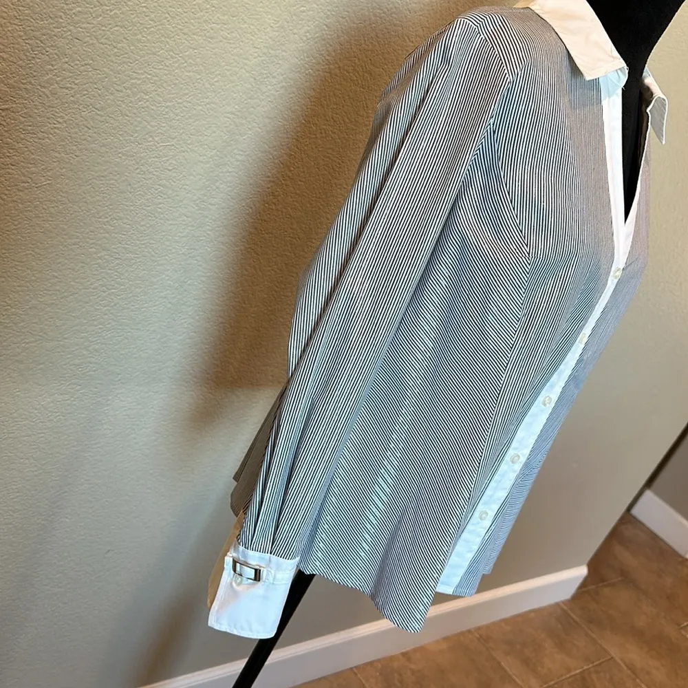 Vintage Alfani long sleeve dress shirt - Image 3