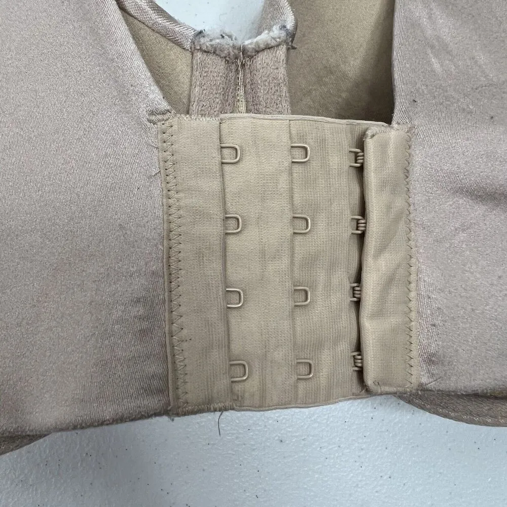 Cacique Sz 44D Bra Smooth Balconette Beige Nude Full Coverage Underwired Women’s - Image 10