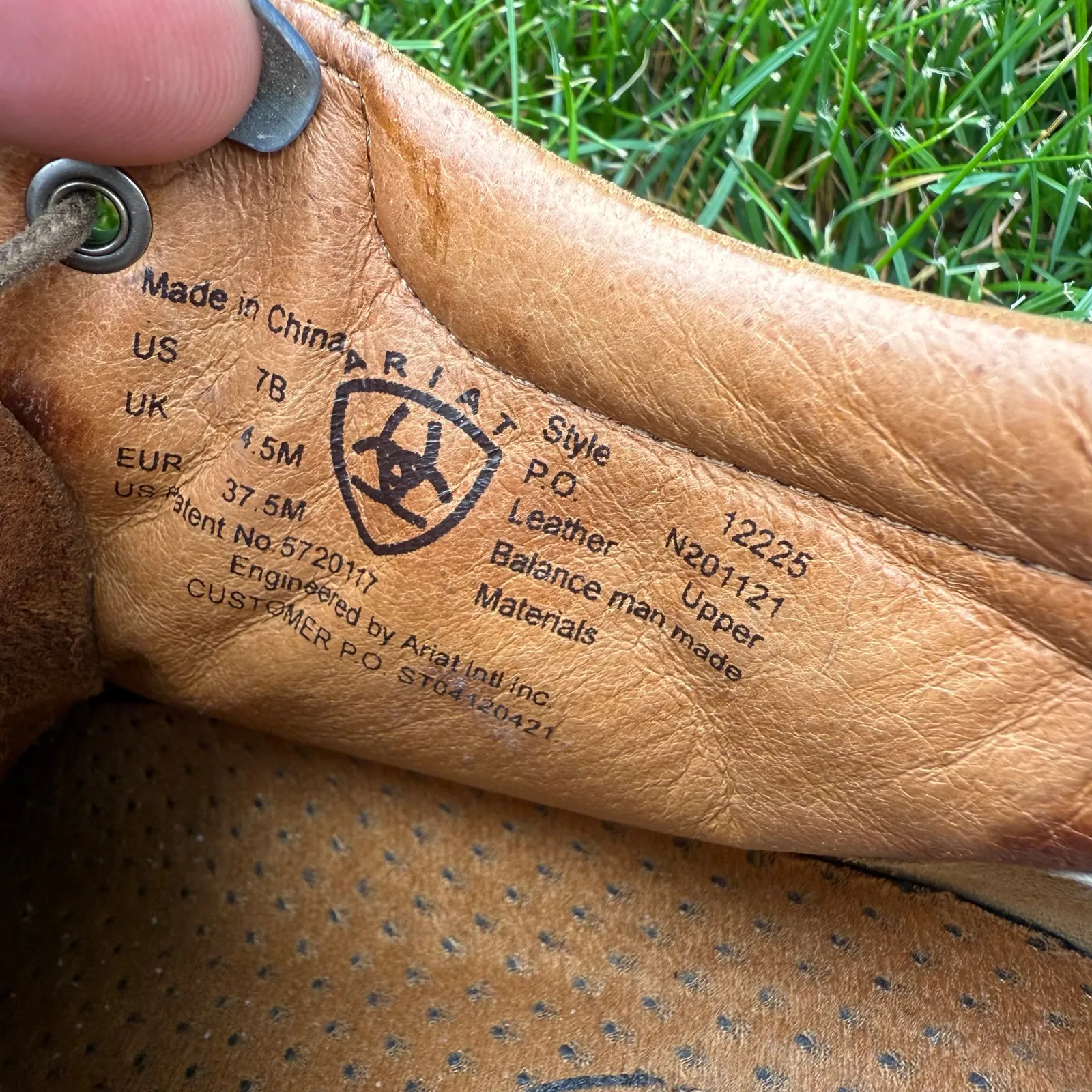 Y2K Ariat Brown Lace Up Kilte Fringe Low Ankle Roper Boots Size 7B Style 12225 - Image 4