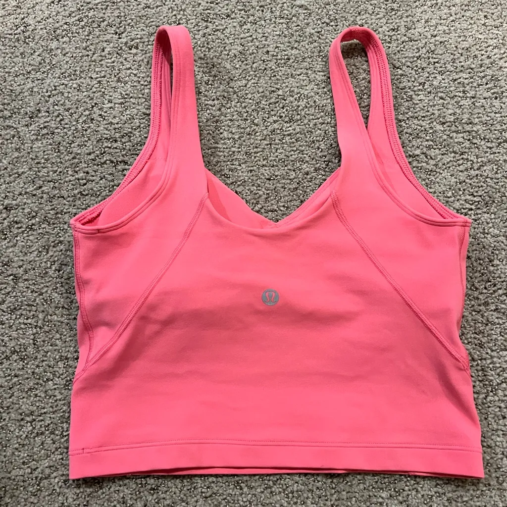 lululemon athletica align tank in guava pink - Image 2