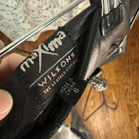 Wilson's Black Leather Vintage Pants - Image 2